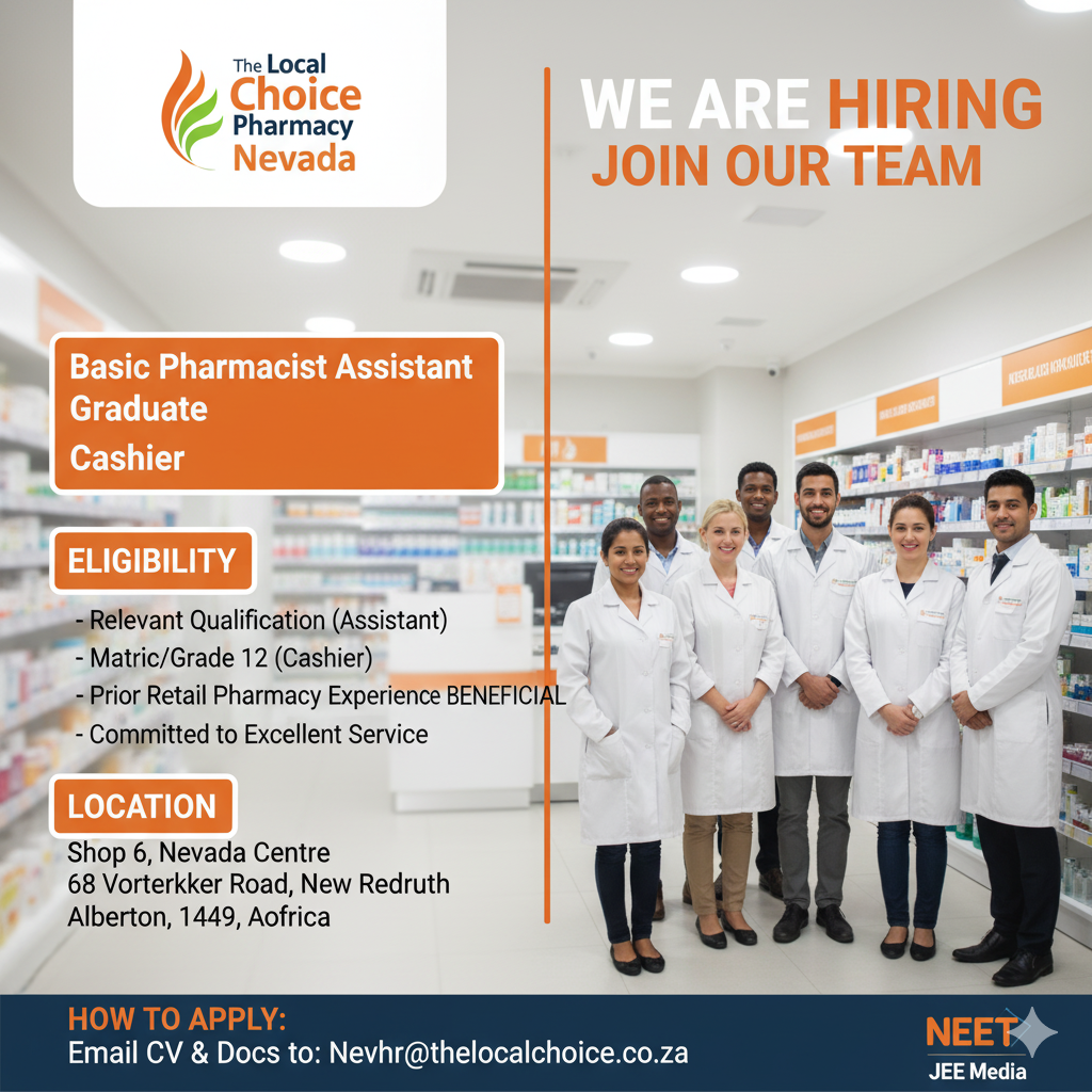 Join the Team: Exciting Pharmacy Careers Open at The Local Choice Pharmacy Nevada, Alberton