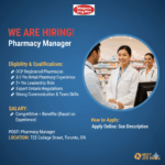 Pharmacy Manager Opportunity in Vibrant At Shoppers Drug Mart Toronto, Canada