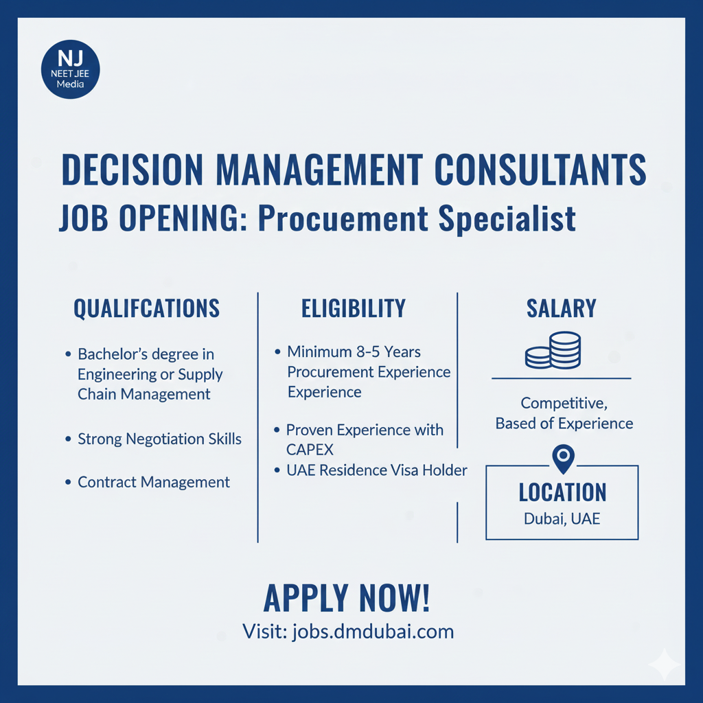 Procurement Specialist Job in Pharma : Lead Pharma Sourcing – 3-5 Years CAPEX Experience Required