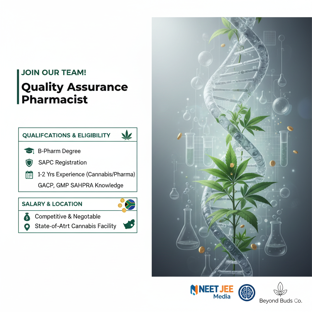 Join Beyond Buds Co. as a Quality Assurance Pharmacist in the Dynamic Cannabis Industry!