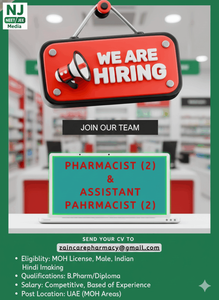 Hiring Now: Pharmacists & Assistant Pharmacists in UAE – Join Zain Care Pharmacy!
