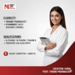 Walk-In Interviews at MEDX Pharmacy, Dubai | Trainee Pharmacist and Pharmacist With License | Fresher Can also Apply